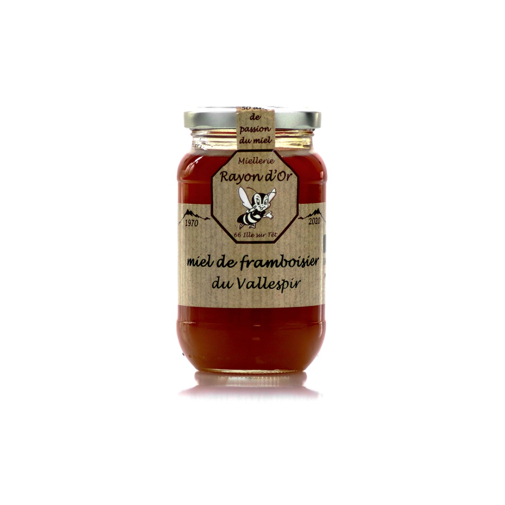 Miel de framboisier des Pyrénées 350g