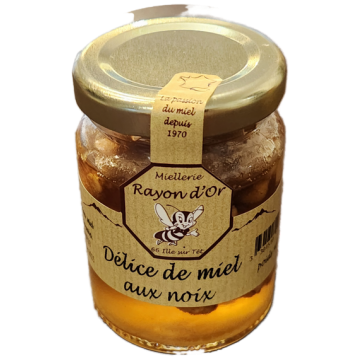 Délice noix au miel 125g • Miel Rayon d'Or