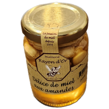 Délice d'amandes au miel • Miel Rayon d'Or